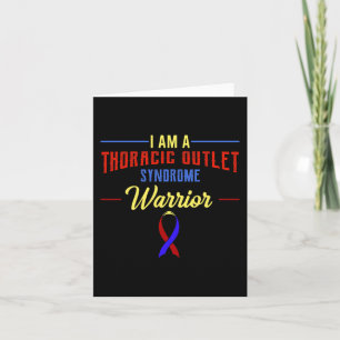 Outlet Syndrome Awareness Advocate Tos Warrior Card