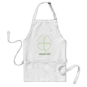 Outline art drawing - Shamrock color in aprons