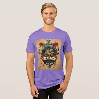 Outline Art Tri-Blend Shirt