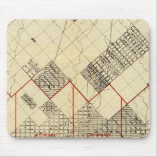 Outline Map of Duluth and Suburbs Mouse Pad