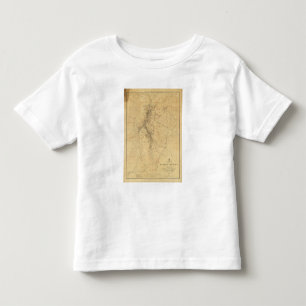 Outline Map of Washoe District, Nevada Toddler T-Shirt