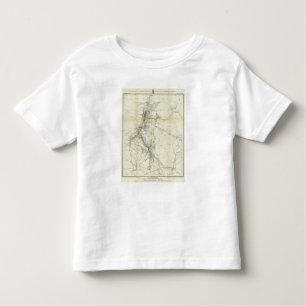 Outline Map of Washoe District Toddler T-Shirt