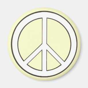Outline Peace Sign magnets
