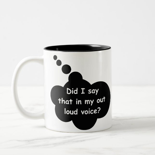 OutLoudVoice Two-Tone Coffee Mug (Left)