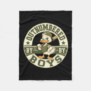 Outnumbered Artwork Fleece Blanket