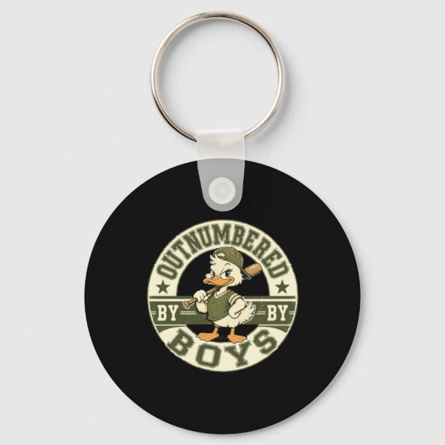 Outnumbered Artwork Key Ring (Front)