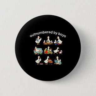 Outnumbered Creative 6 Cm Round Badge