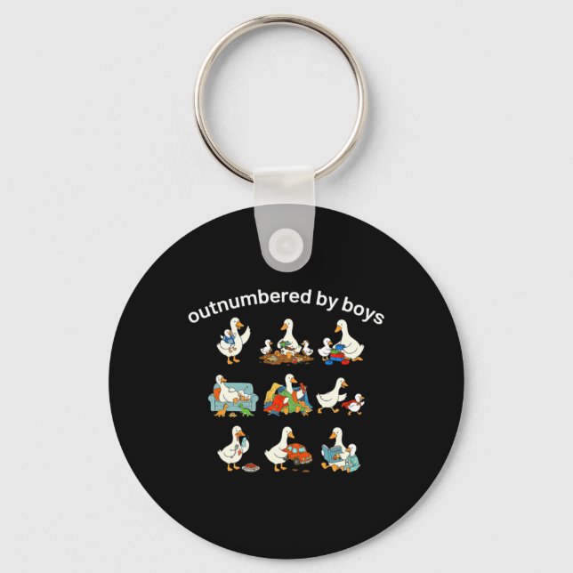 Outnumbered Creative Key Ring (Front)