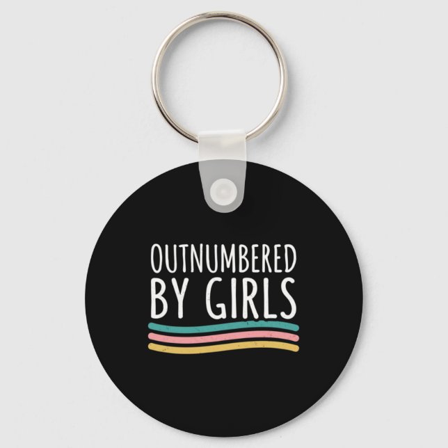 Outnumbered Design 2 Key Ring (Front)