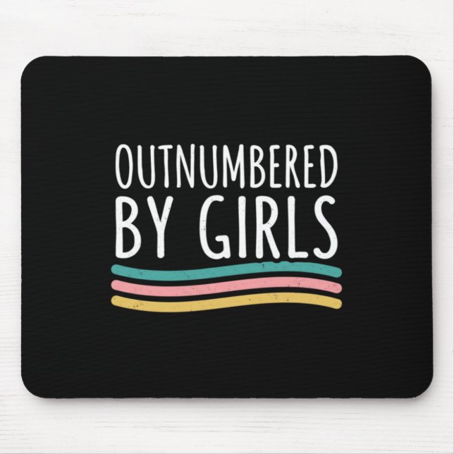 Outnumbered Design 2 Mouse Pad (Front)