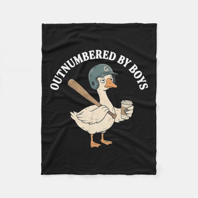 Outnumbered Image Fleece Blanket (Front)