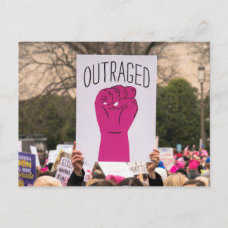 Outraged Postcard