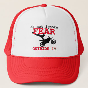 Outride Fear Dirt Bike Motocross Cap Hat