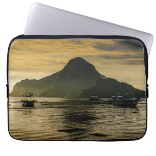 Outrigger At Sunset Laptop Sleeve