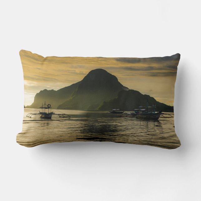 Outrigger At Sunset Lumbar Cushion (Front)