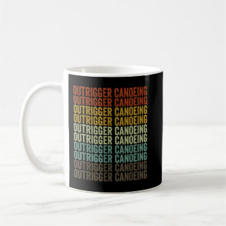 Outrigger Canoeing Sports Retro Coffee Mug