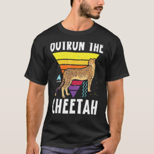 Outrun The Cheetah Wildlife Animal Zookeeper T-Shirt
