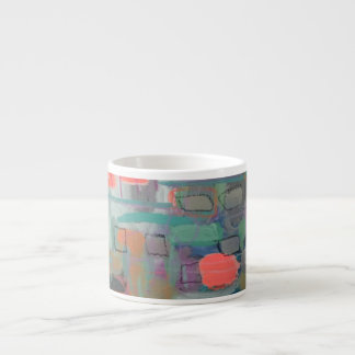 "Outside" Abstract Art Design Espresso Mug