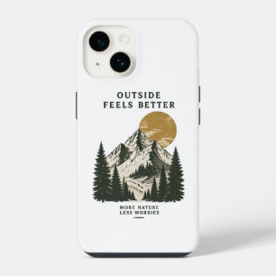 Outside Feels Better Mountain iPhone 14 Case