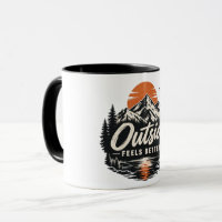 Outside Feels Better Mountain Nature Adventure