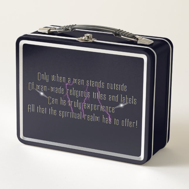 Outside Religion Metal Lunch Box (Front)