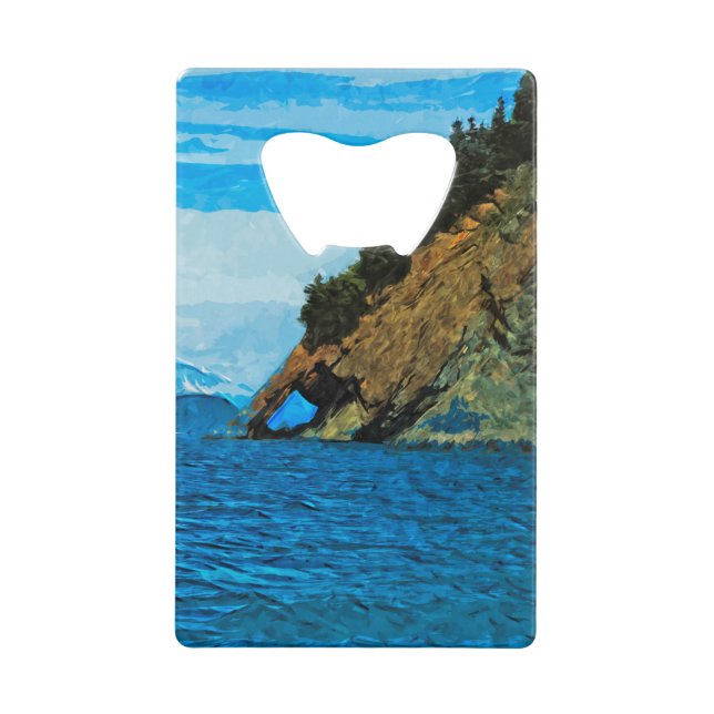 Outside the Bay of Seward Alaska Abstract (Front)