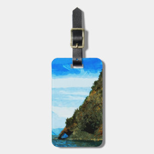 Outside the Bay of Seward Alaska Abstract Luggage Tag