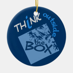 OUTSIDE THE BOX custom ornament