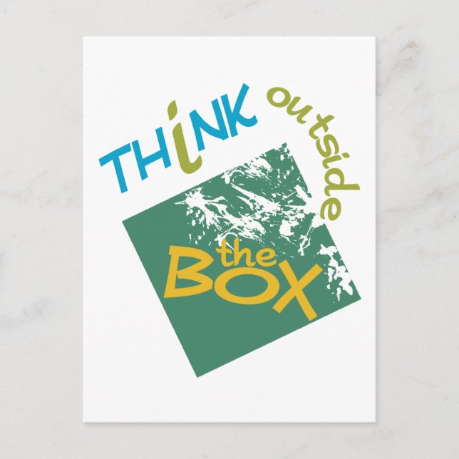 Outside The Box postcard (Front)