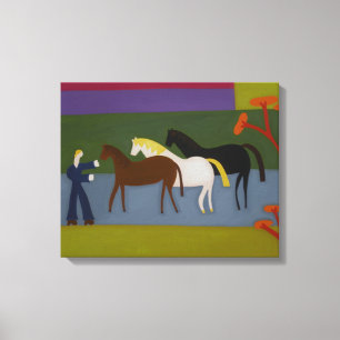 Outside the Great Western Studios at the Height Canvas Print