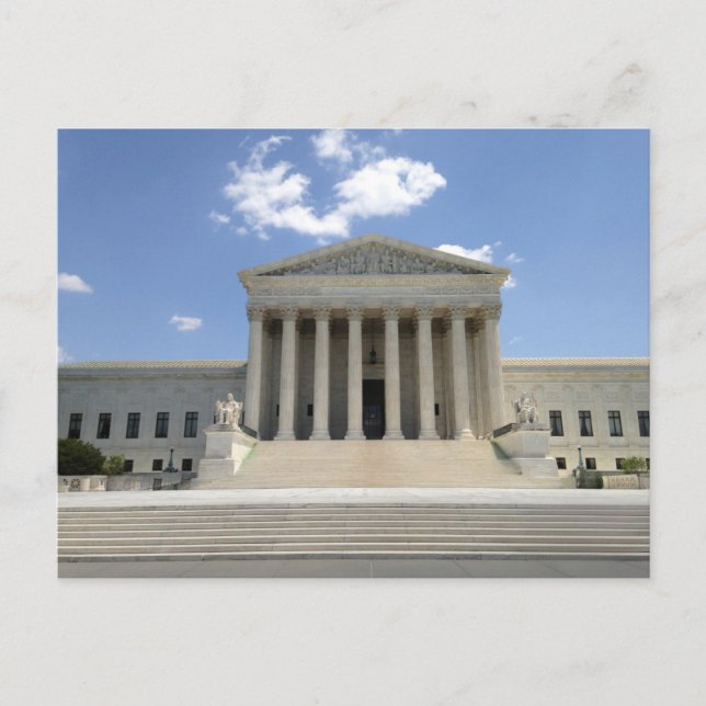 Outside The High Court Postcard (Front)