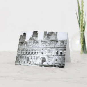 Outside the Hotel de Ville Card