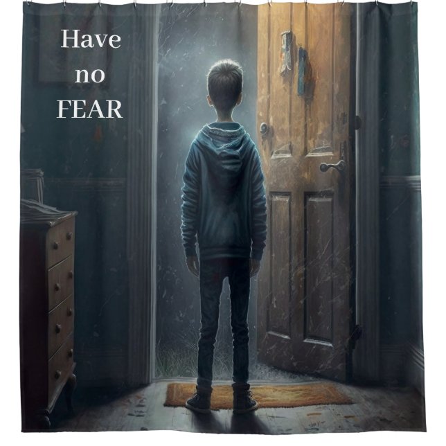 Outside the House Shower Curtain (Front)