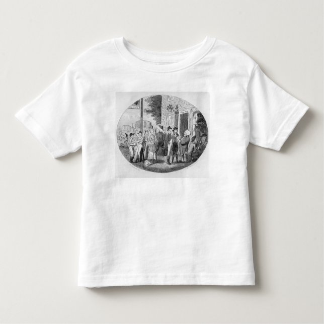 Outside the Old Hats Tavern Toddler T-Shirt (Front)