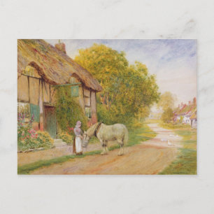 Outside the Village Inn Postcard