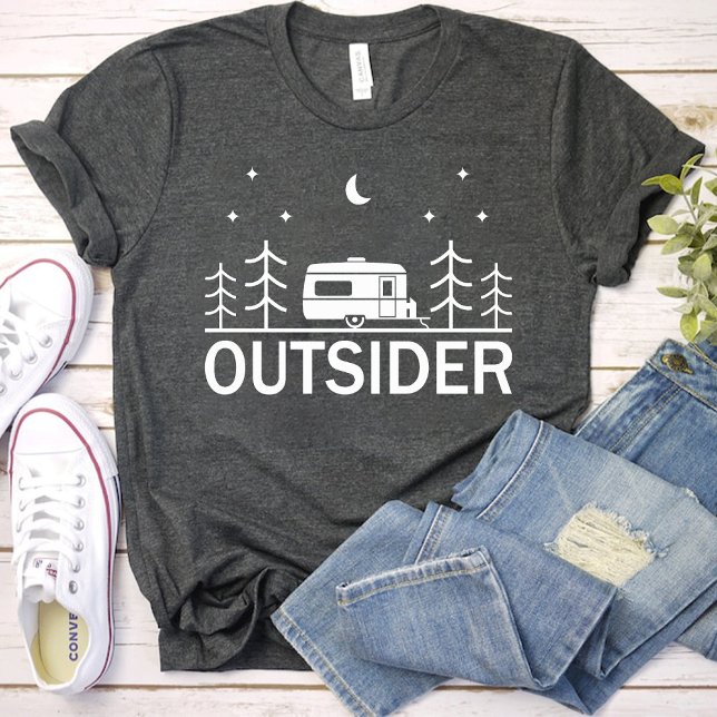 Outsider Travel Enthusiast Adventure lovers  T-Shirt (Outsider minimalist Travel Enthusiast Adventure T-Shirt)