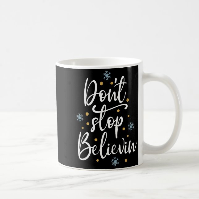 Outstading For Melanin Don't Stop Believing - Men' Coffee Mug (Right)