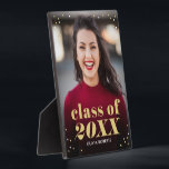 Outstanding Class EDITABLE COLOR Graduation Plaque<br><div class="desc">Great keepsake to remember this special milestone in life. Background colour can be customised online! Matching items can be found on our website: www.berryberrysweet.com or upon request.</div>