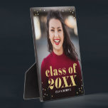 Outstanding Class EDITABLE COLOR Graduation Plaque<br><div class="desc">Great keepsake to remember this special milestone in life. Background colour can be customised online! Matching items can be found on our website: www.berryberrysweet.com or upon request.</div>