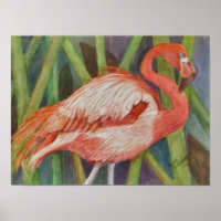 Outstanding Pink Flamingo