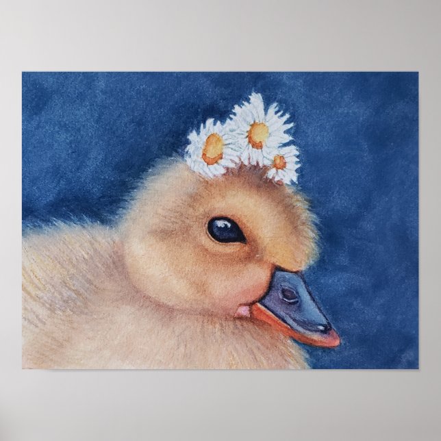 Outstanding Sweet Baby Duckling Poster (Front)