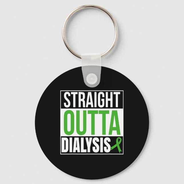 Outta Dialysis Kidney Disease Patient Fun  Key Ring (Front)
