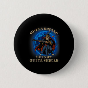 Outta Spells But Not Outta Shells Vintage 6 Cm Round Badge