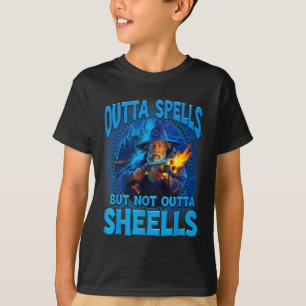 Outta Spells But Not Outta Shells Vintage Art Desi T-Shirt