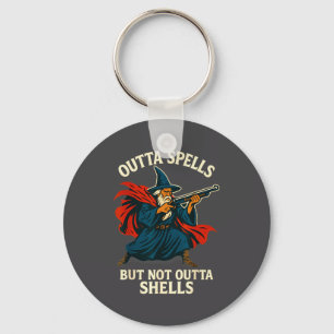 Outta Spells But Not Outta Shells Vintage  Key Ring