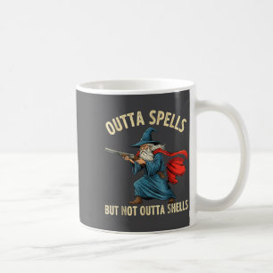 Outta Spells But Not Shells Wizard Meme Coffee Mug