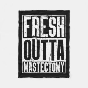 Outta Surgery - Breast Cancer Awareness Mastectomy Fleece Blanket