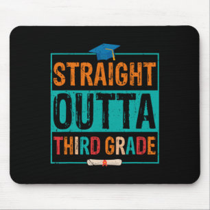 Outta Third Grade Summer Vacation Graduation  Mouse Pad