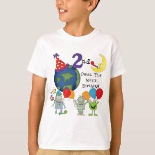 Outta This World 2nd Birthday Tshirts
