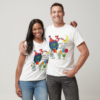 Outta This World 3rd Birthday T-shirts and Gifts
